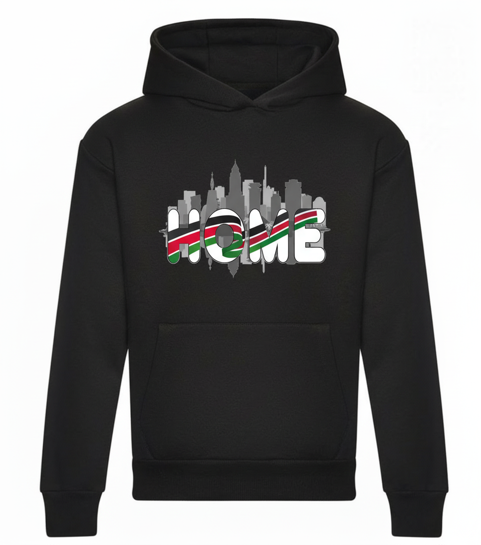 HOME Nairobi Black Hoodie