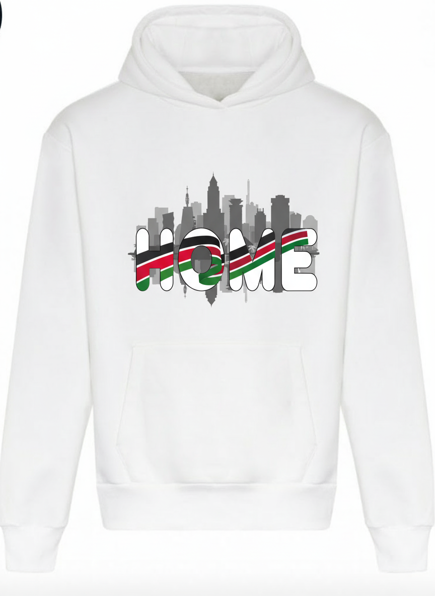 HOME Nairobi White Hoodie